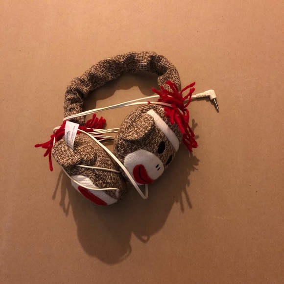 Sock monkey headphones - Picture 1 of 2
